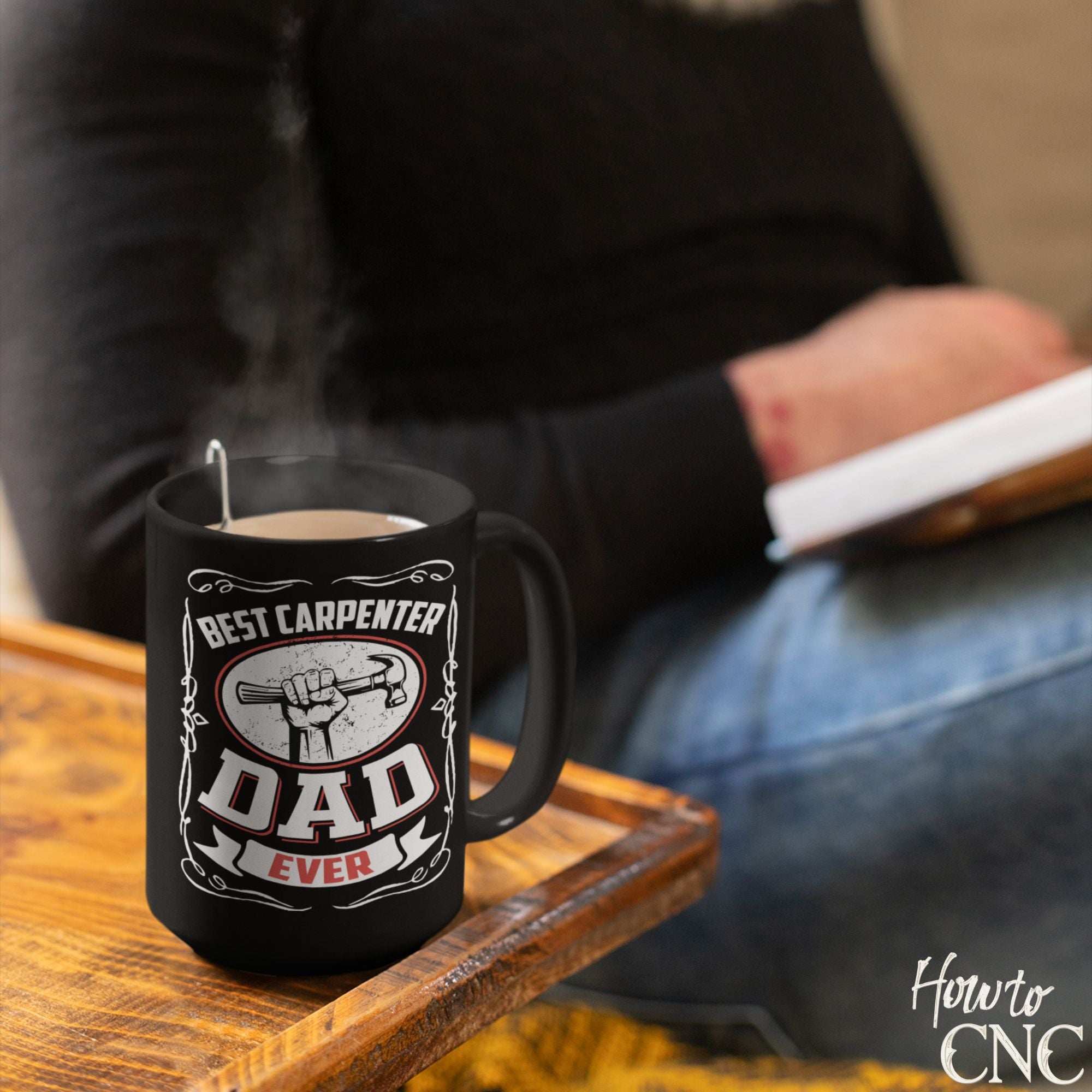 Funny Woodworking Mug - Best Carpenter Dad Ever Coffee Mug - Free Shipping