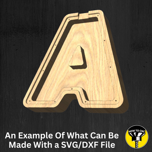 A to Z Alphabet Money Box SVG Files for CNC Router, Alphabet Money Box CNC SVG, Money Box Router Files, (Digital Download)