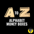 A to Z Alphabet Money Box SVG Files for CNC Router, Alphabet Money Box CNC SVG, Money Box Router Files, (Digital Download)