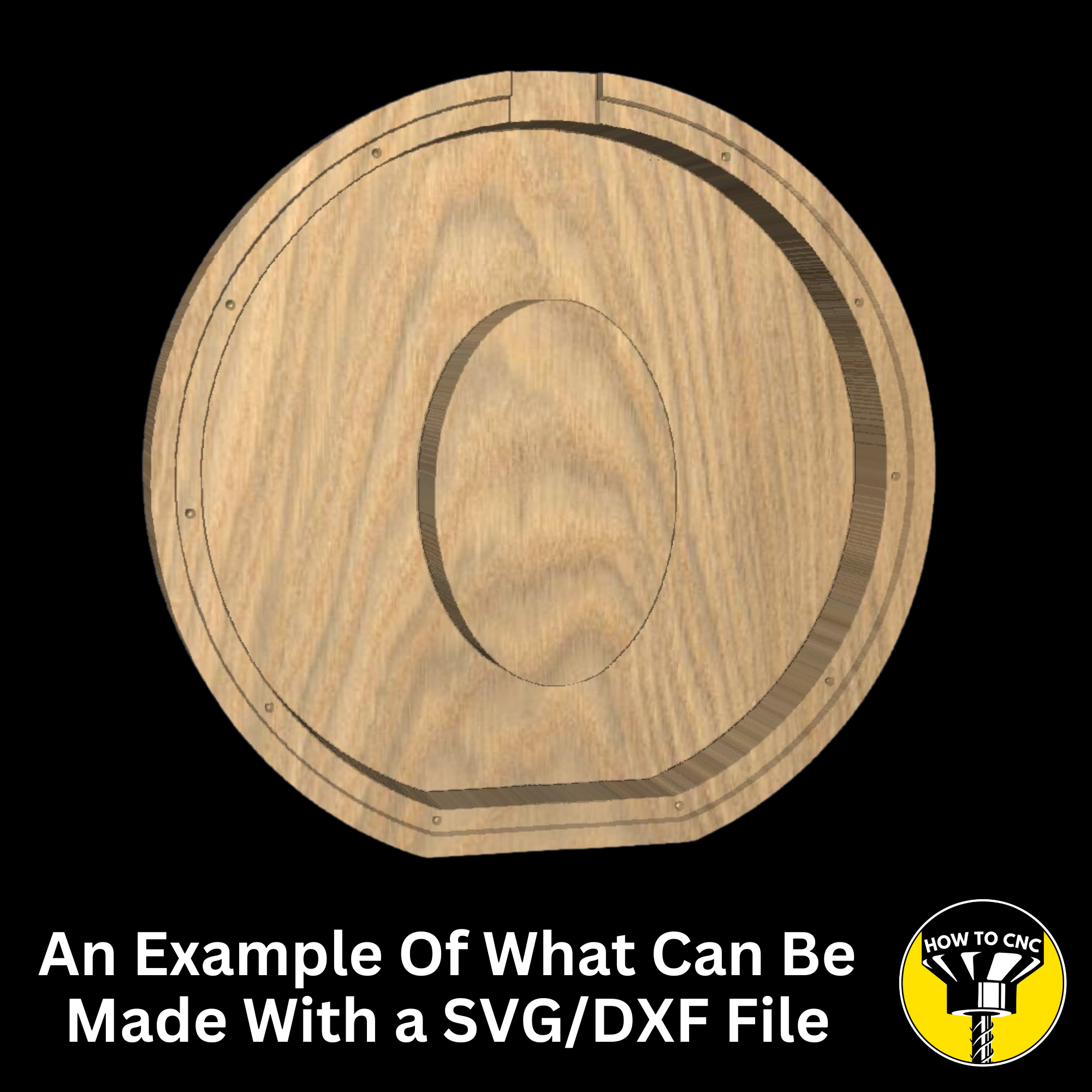 Letter O Money Box SVG File for CNC Router, Alphabet Money Box CNC SVG, Money Box Router File, (Digital Download)