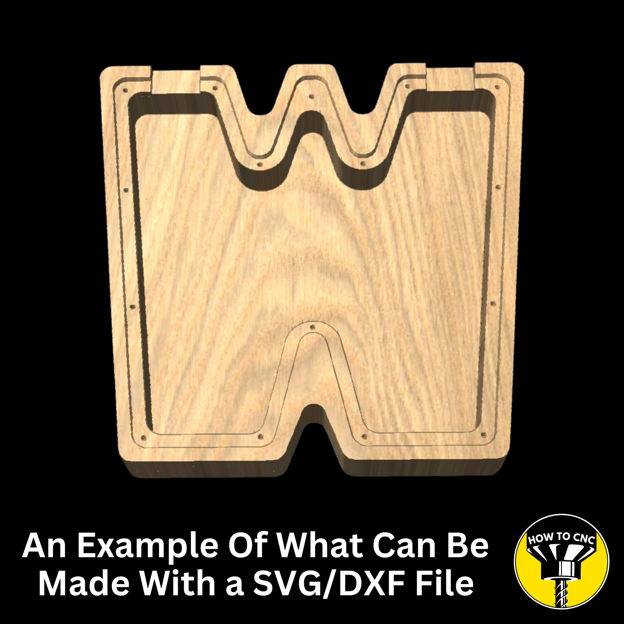 Letter W Money Box SVG File for CNC Router, Alphabet Money Box CNC SVG, Money Box Router File, (Digital Download)