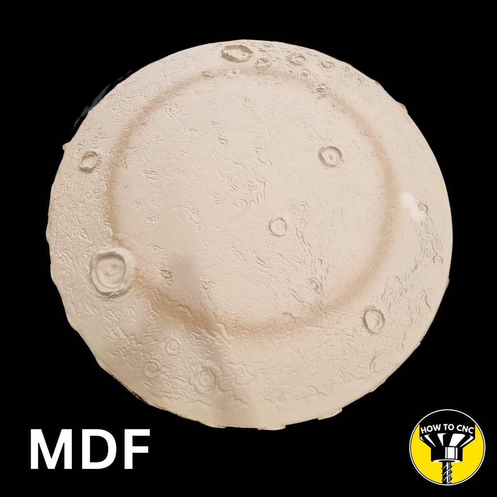 3D Dome Moon STL File for CNC & 3D Printing, CNC Wall Art Decor (Digital Download)