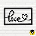 Love Wall Art SVG File, CNC Router Wall Love Sign (Digital Download)