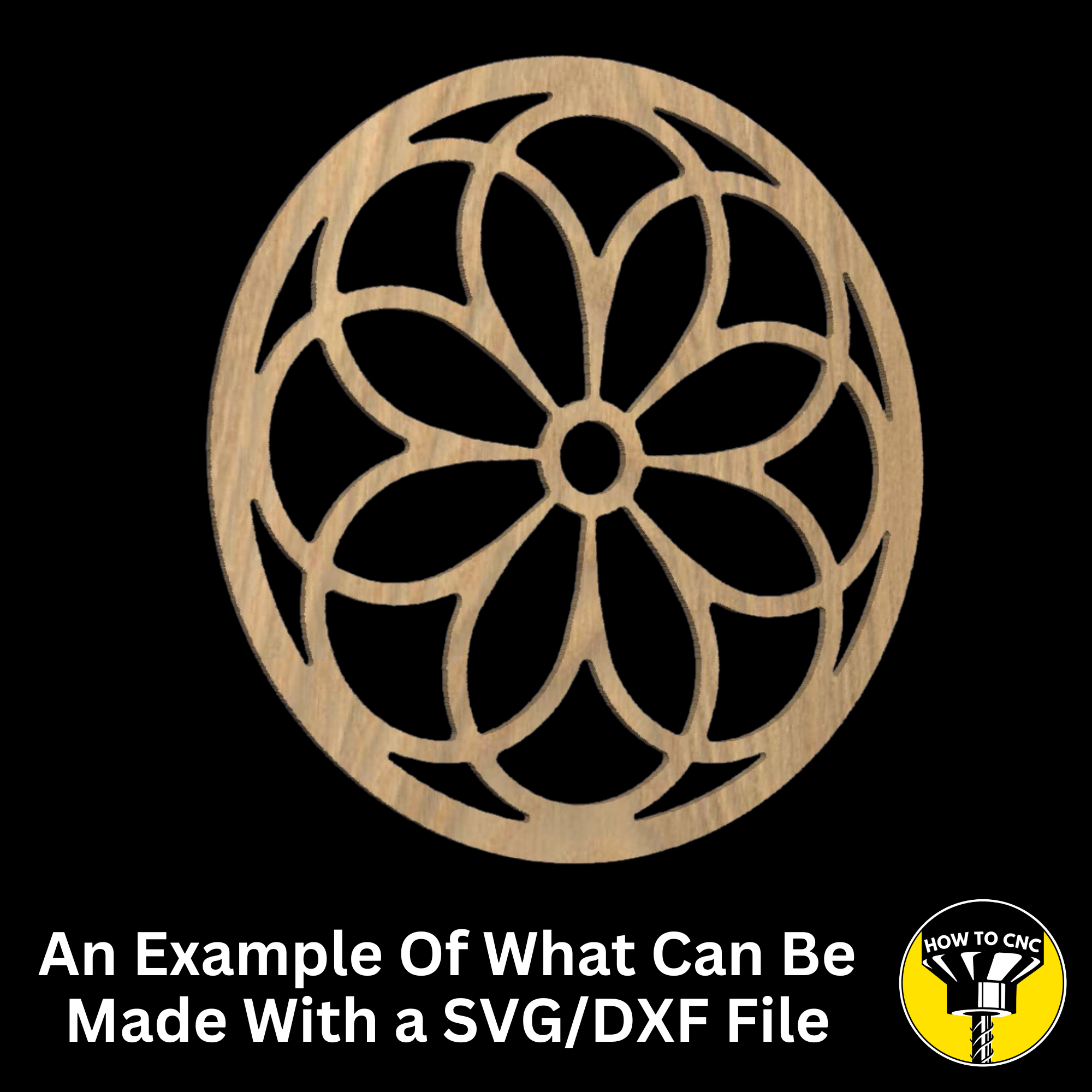 Round Mirror Frame SVG File, CNC Router Mirror Frame File, Mirror Frame File (Digital Download)