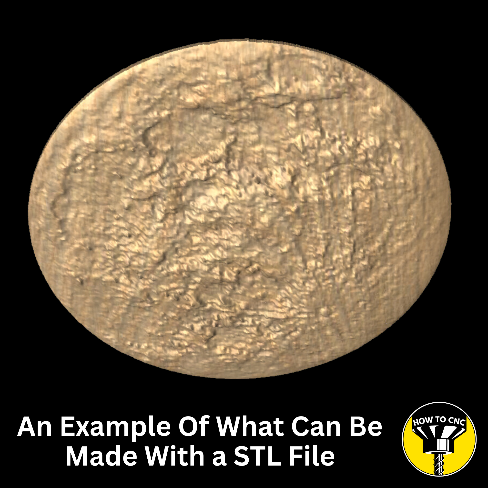 3D Dome Moon STL File for CNC & 3D Printing, CNC Wall Art Decor (Digital Download)