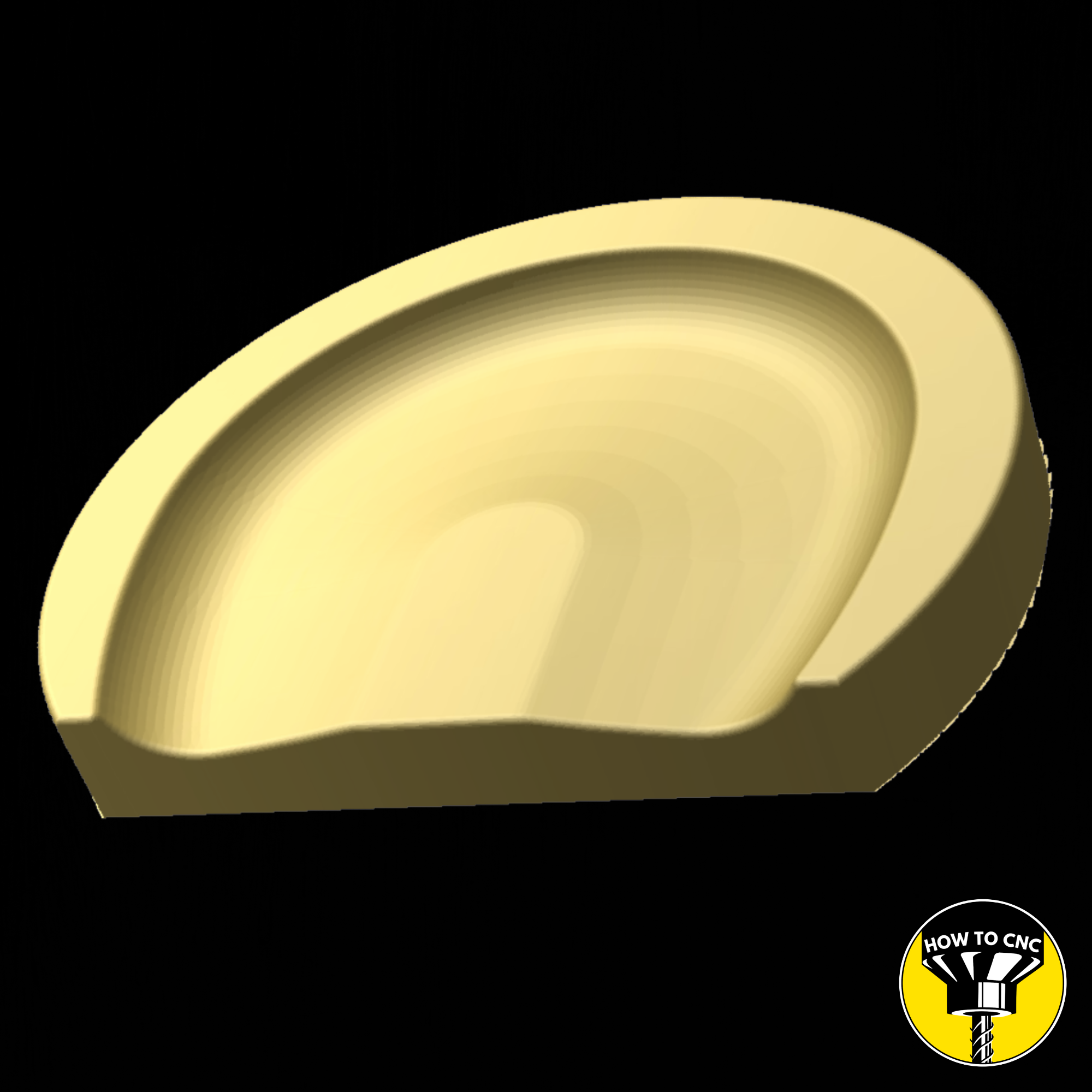 Bar Stool Seat STL File, CNC Furniture Files, Bar Stool Seat CNC Router File (Digital Download)