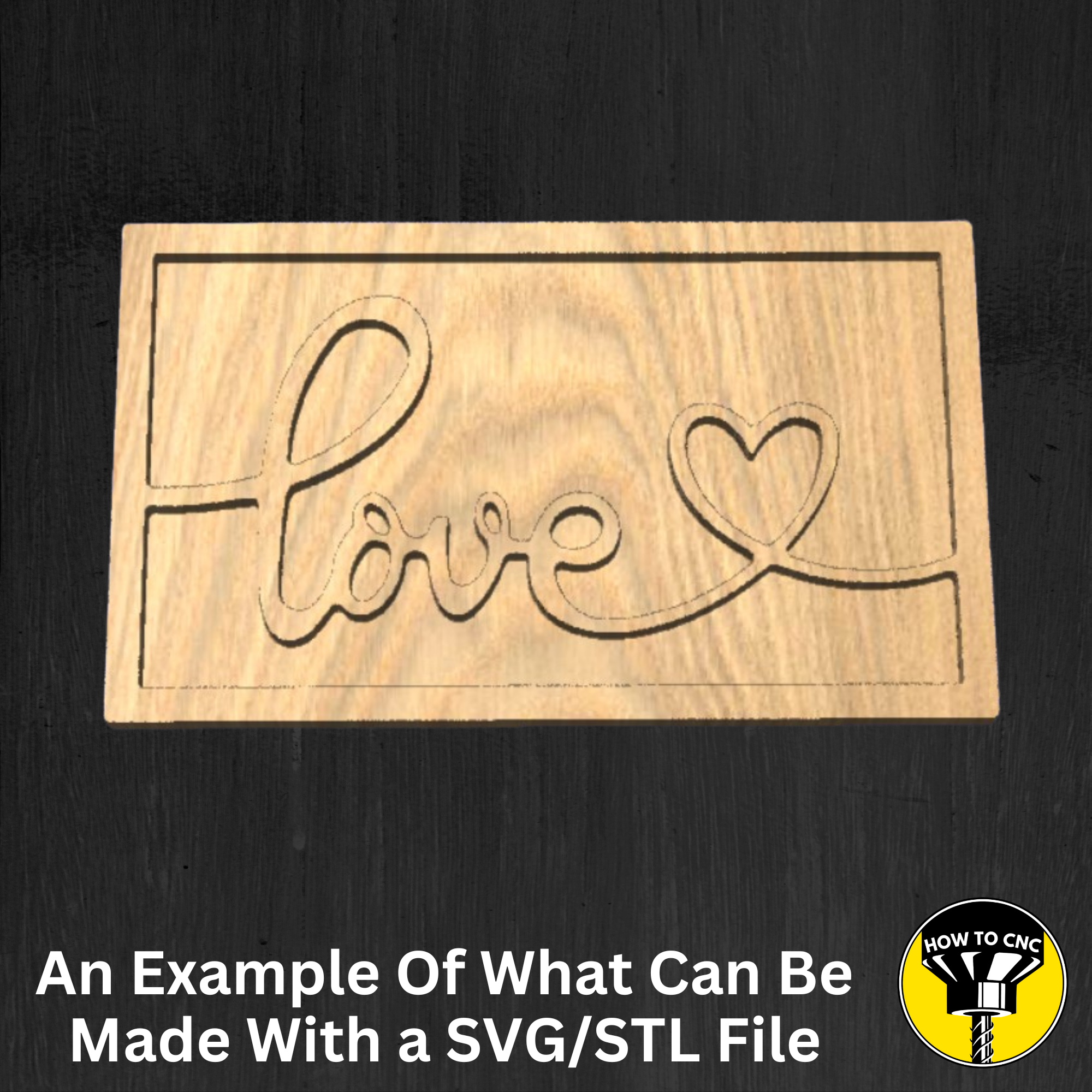 Love Wall Art SVG File, CNC Router Wall Love Sign (Digital Download)