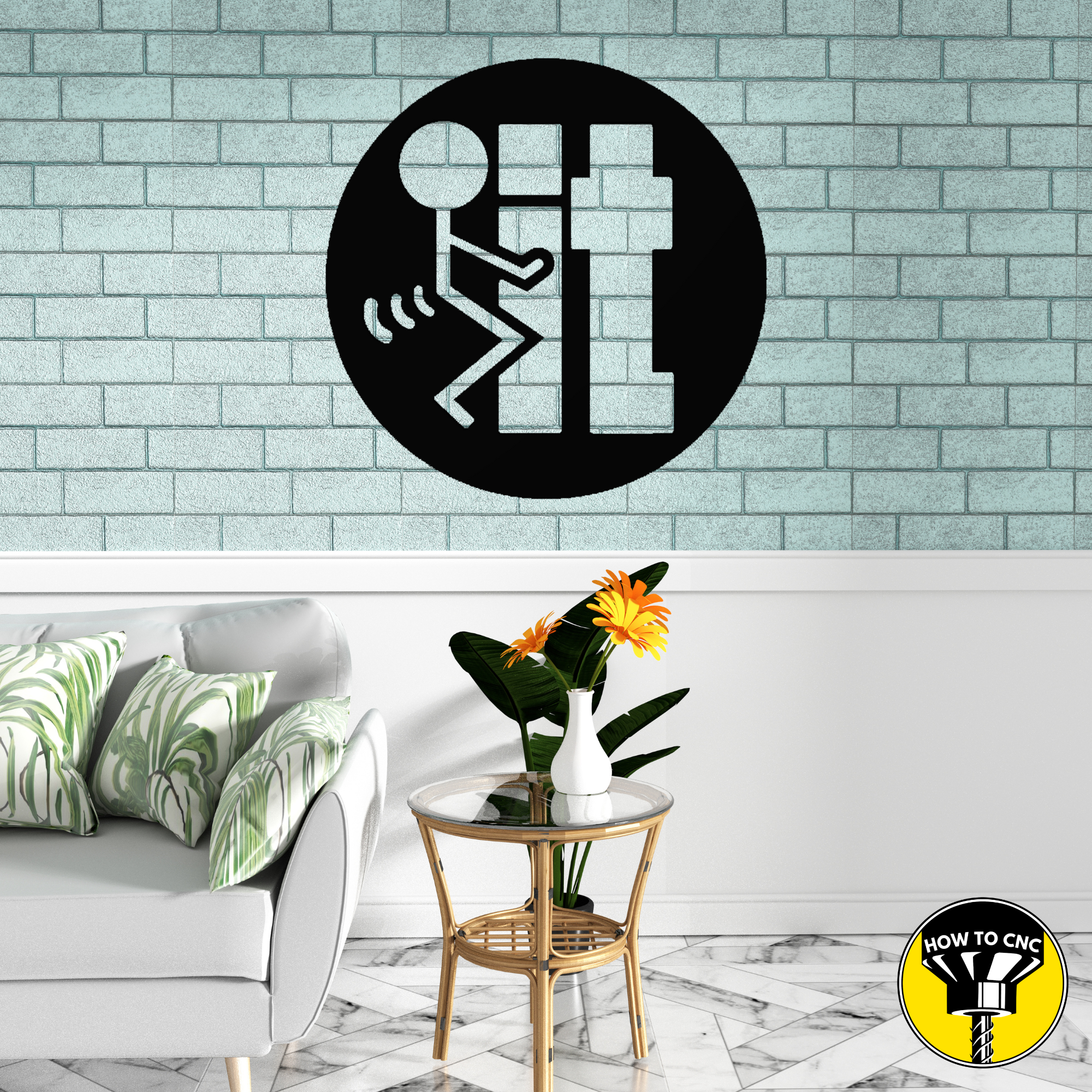 F It STL, SVG, DXF, Funny CNC File, F it Sign, Funny STL Files, Funny Laser Files, CNC Router Sign (Digital Download)