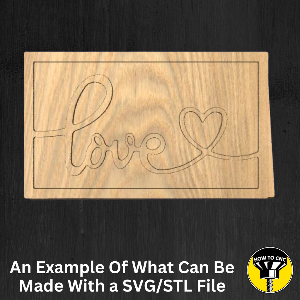 Love Wall Art SVG File, CNC Router Wall Love Sign (Digital Download)