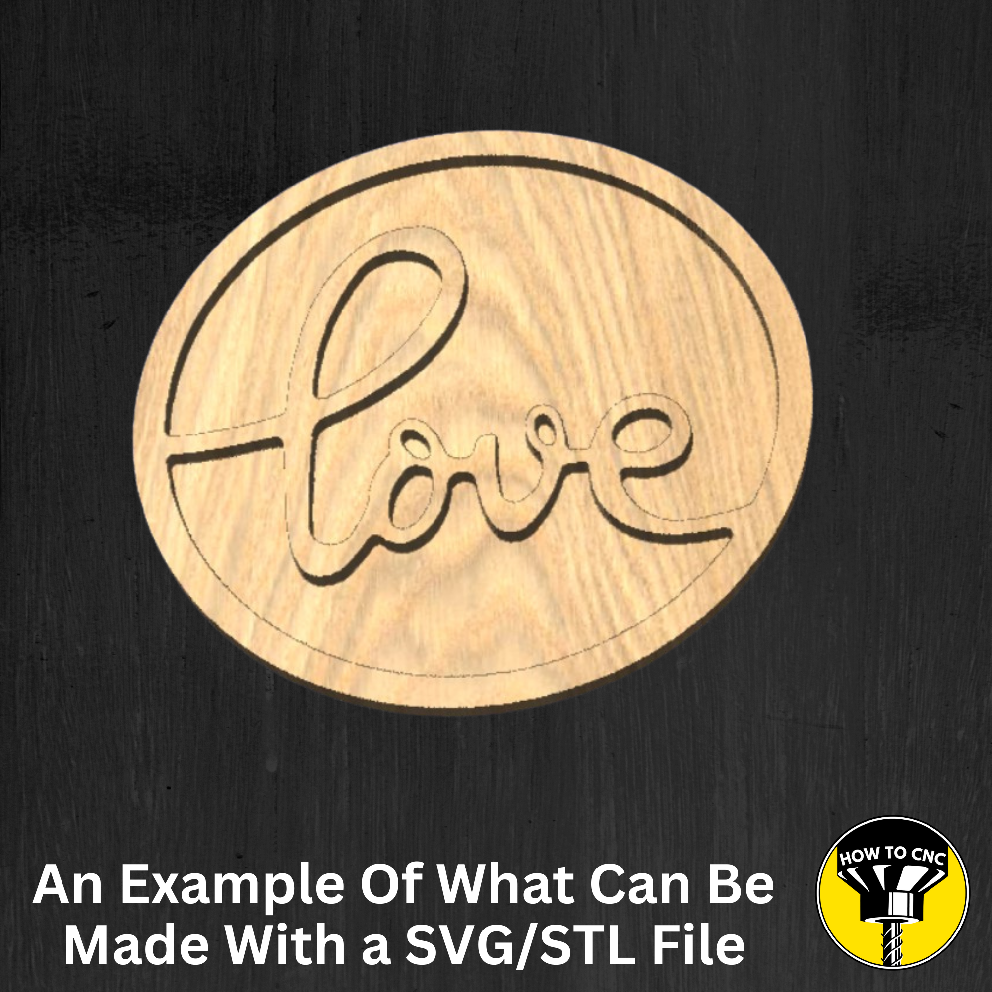 Love Wall Art SVG File #2, CNC Router Wall Love Sign (Digital Download)