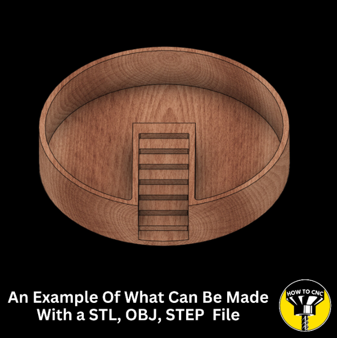 Plant Holder STL File,3D Planter File For CNC Router (Digital Model)