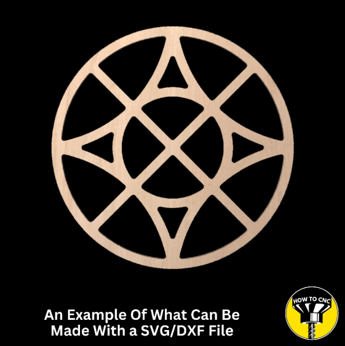 Round Mirror Frame SVG File, CNC Router Mirror Frame File, Mirror Frame File (Digital Download)