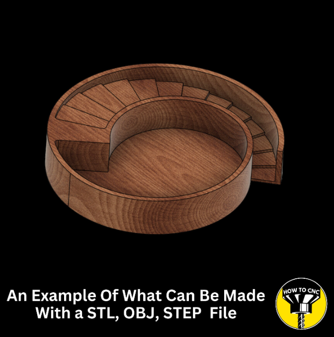 CNC Router Plant Holder STL File, CNC Planter File (Digital Model)