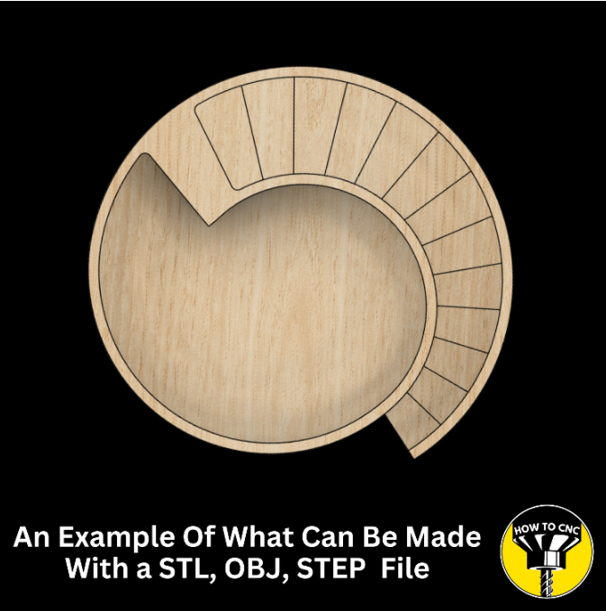 CNC Router Plant Holder STL File, CNC Planter File (Digital Model)