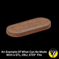 Catchall Tray STL File  For CNC Routers, Catchall Tray 3D STL File, Catchall Tray CNC File For Wood