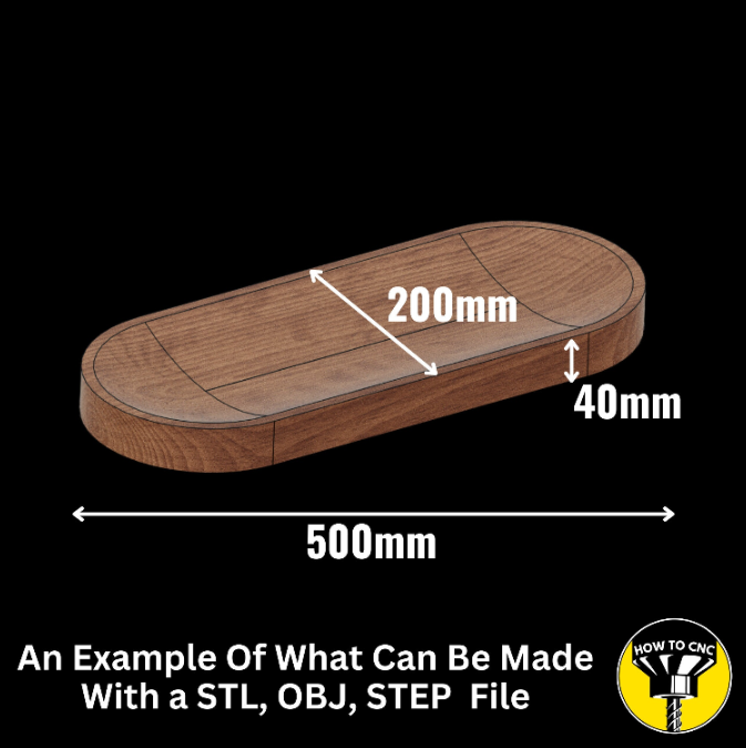 Catchall Tray STL File  For CNC Routers, Catchall Tray 3D STL File, Catchall Tray CNC File For Wood