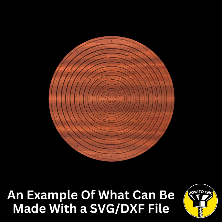 CNC Router Maze SVG File, Handheld Wooden Puzzle SVG File, CNC Maze File (Digital Download)