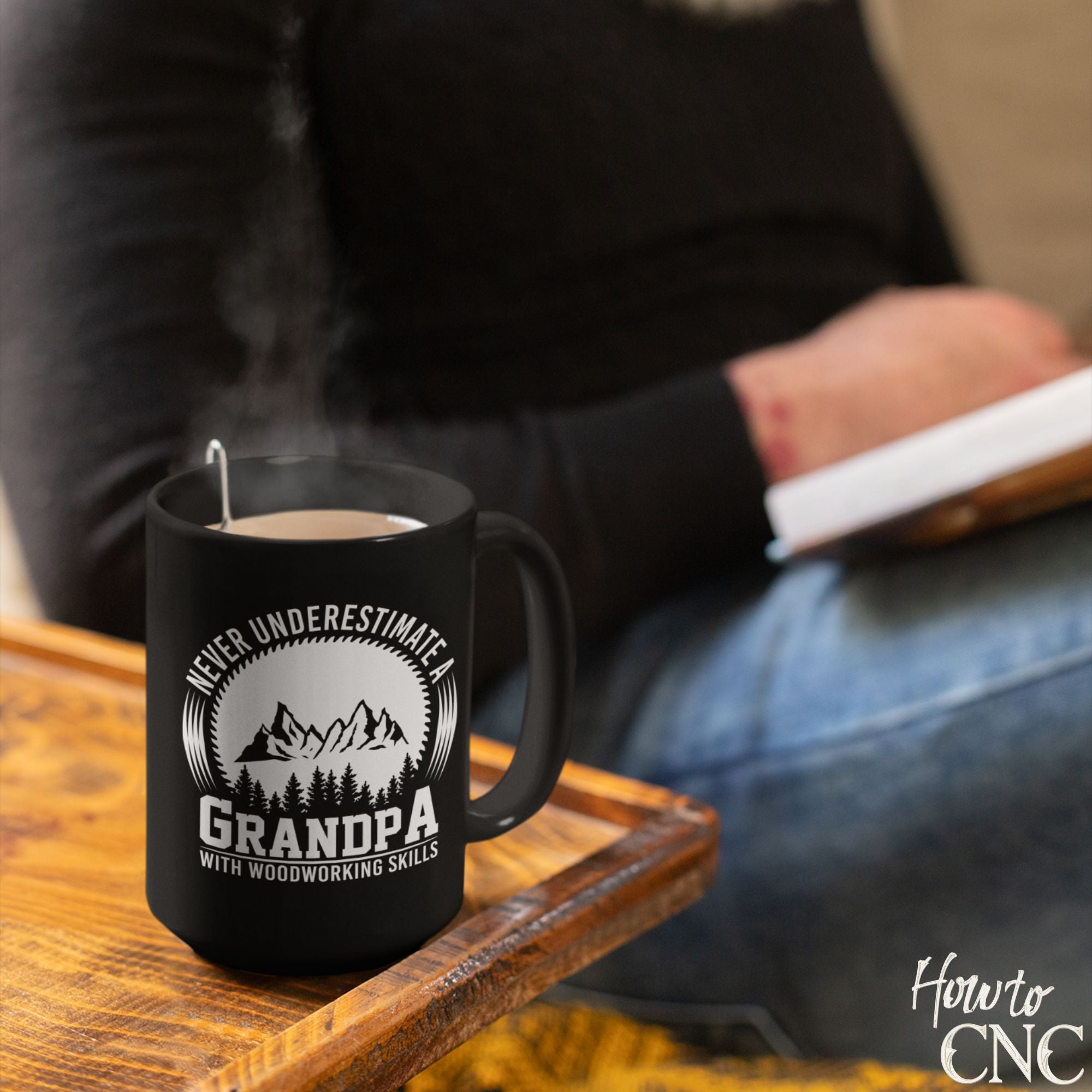 Funny Woodworking Mug – Never Underestimate A Grandpa With Woodworking Skills - Free Shipping