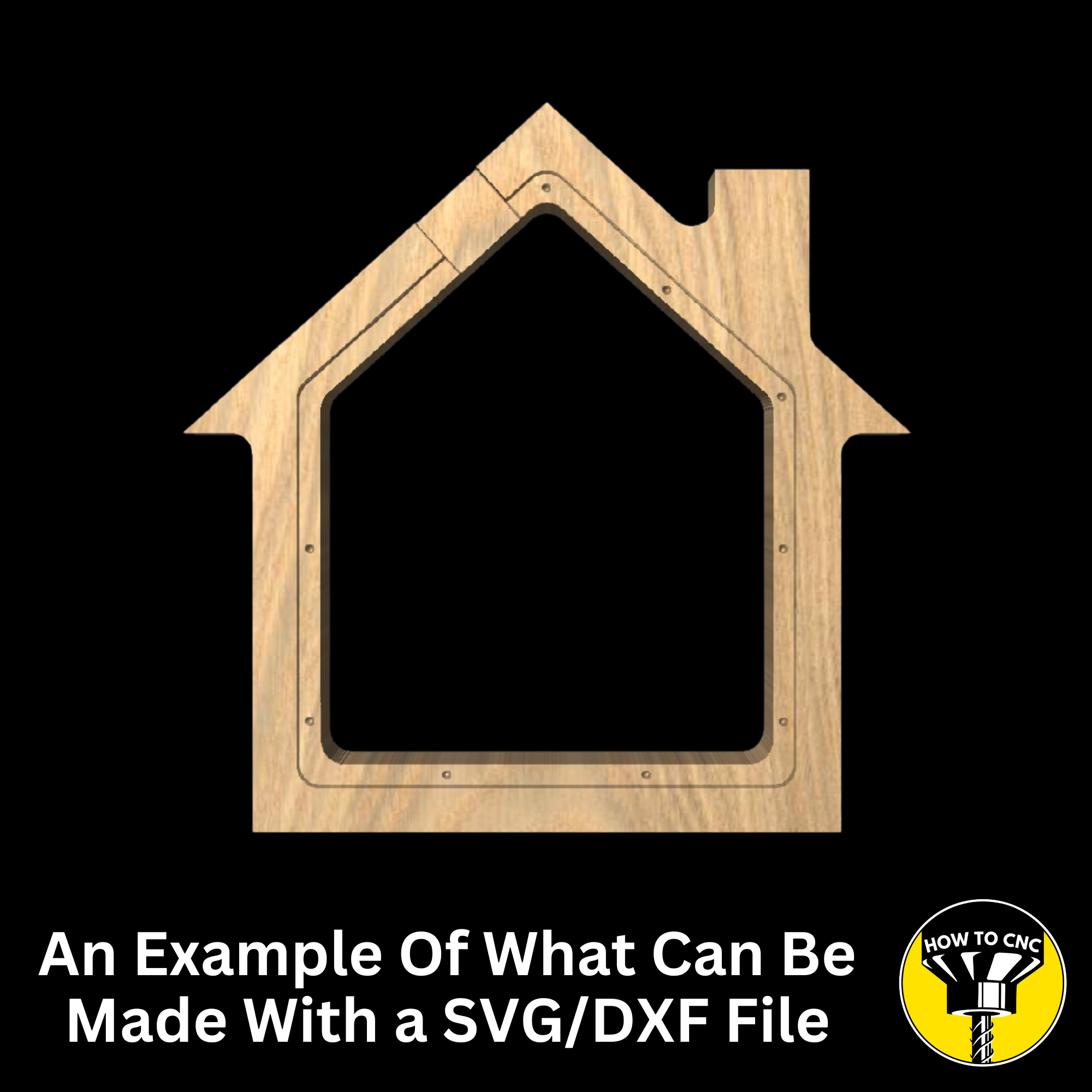 House Money Box SVG File for CNC Router, Alphabet Money Box CNC SVG, Money Box Router File, (Digital Download)